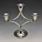 British Vintage Silver Plated 3 Burner Candle Stand Candelabra